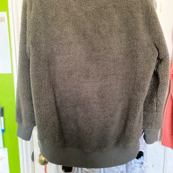 COPY - OBO! Like New Athleta Sherpa Quarter Zip - Picture 4 of 6